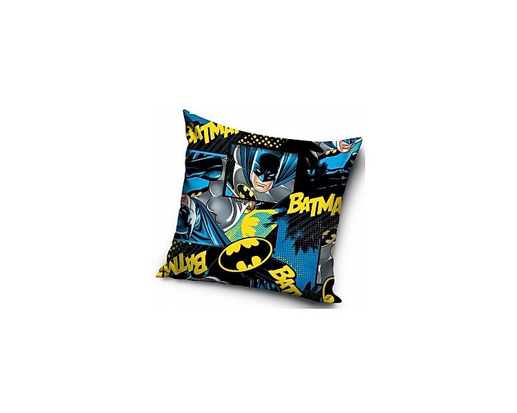Batman Kissenbezug Batman Kissenbezug 40x40cm Comic Samt DC Deko Kissen günstig online kaufen
