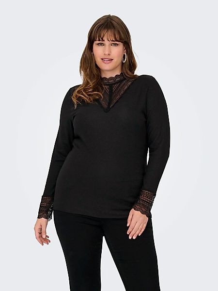 ONLY CARMAKOMA Langarmshirt "CARTILDE GLITTER L/S HIGHNECK TOP NOOS" günstig online kaufen