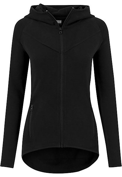 URBAN CLASSICS Sweatjacke Urban Classics Damen Ladies Athletic Interlock Zi günstig online kaufen