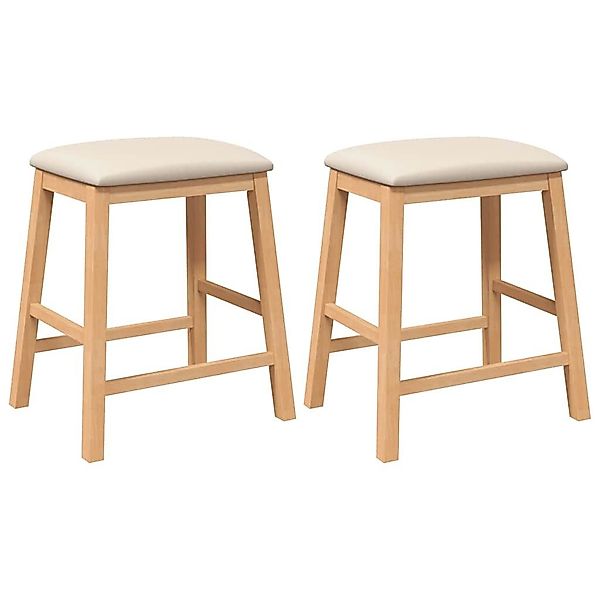 vidaXL Barhocker Barstühle mit Kissen 2 günstig online kaufen