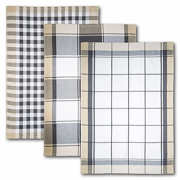 Dyckhoff Geschirrtuch "KARO, Maße je Tuch ca. 50x70 cm, aus 100% Baumwolle" günstig online kaufen