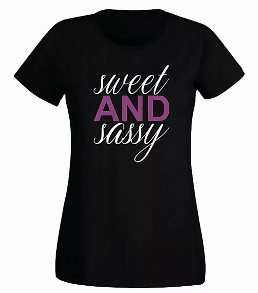 G-graphics T-Shirt Damen T-Shirt - Sweet and sassy Slim-fit, mit trendigem günstig online kaufen