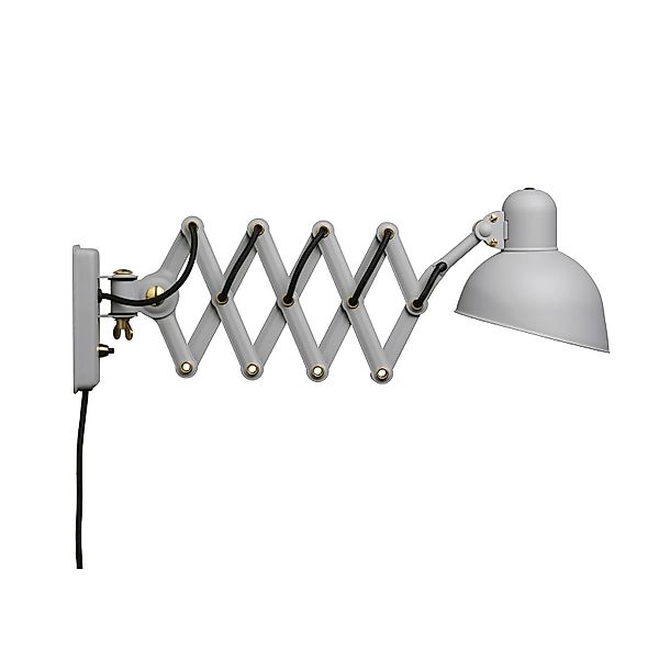 FRITZ HANSEN Kaiser idell 6718-W Wandlampe mit Stecker, grau günstig online kaufen