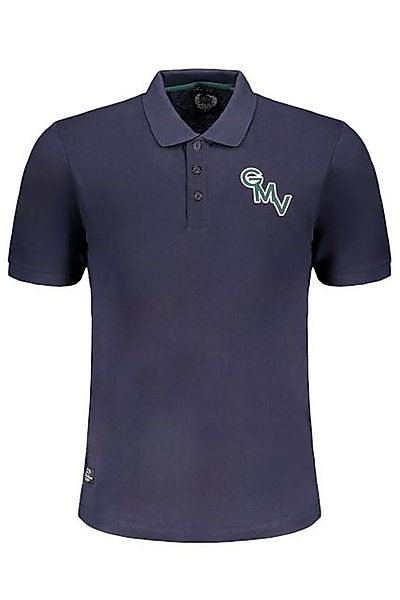 GIAN MARCO VENTURI Poloshirt Elegantes Herren-Kurzarm-Poloshirt in Blau mit günstig online kaufen