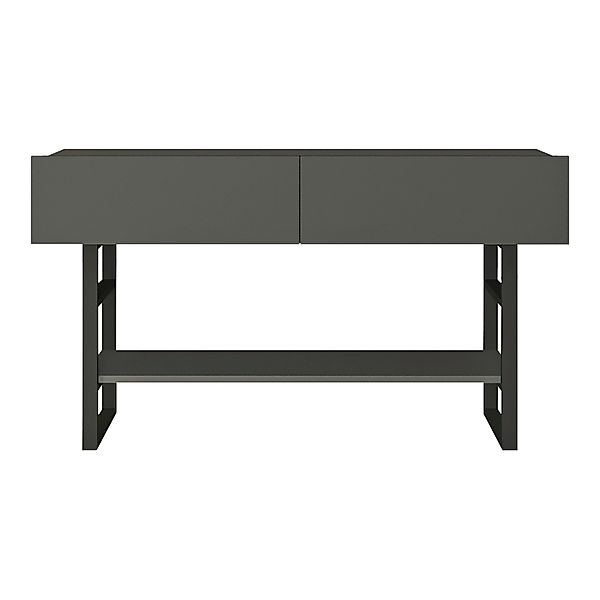en.casa Konsolentisch, »Lappeenranta« Beistelltisch 76x139x43cm Anthrazit/S günstig online kaufen