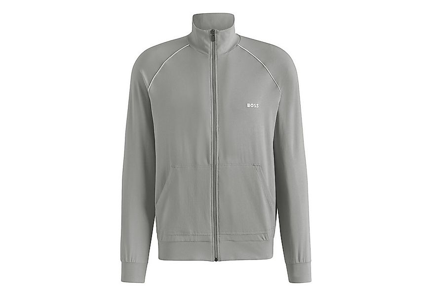 BOSS Sweatjacke Mix&Match Jacket Z mit eingesticktem Markenschriftzug günstig online kaufen
