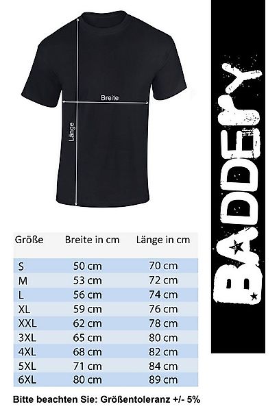 Baddery Print-Shirt Fahrrad T-Shirt: "Downhill Forever", hochwertiger Siebd günstig online kaufen