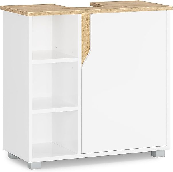 MSMASK Waschbeckenunterschrank Badezimmerschrank mit 3 offene günstig online kaufen