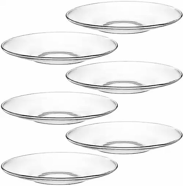 LEONARDO Untertasse »Tè per te«, (Set, 6 St.), Glas, Ø 15 cm günstig online kaufen