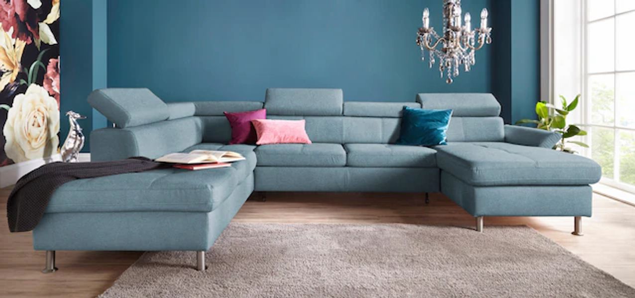 exxpo - sofa fashion Wohnlandschaft "Maretto, bequem und komfortabel, aufwe günstig online kaufen