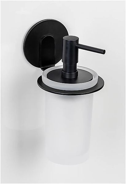 WENKO Seifenspender »Turbo-Loc® Modell Bivio«, Befestigen ohne Bohren, Alum günstig online kaufen