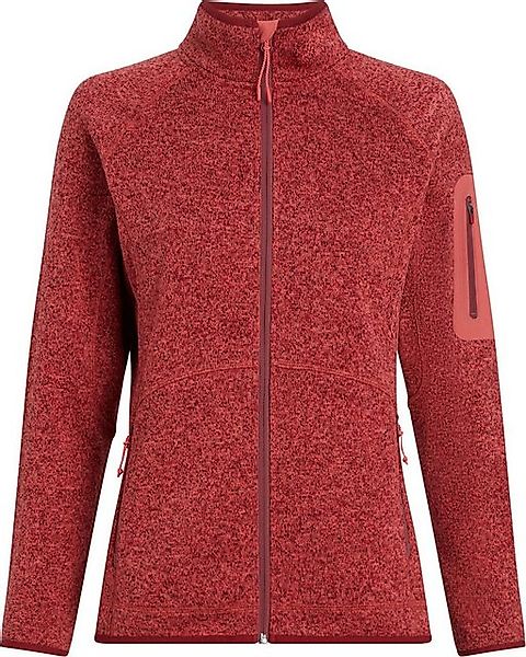 McKINLEY Strickfleecejacke Da.-Unterjacke Skeena wms MELANGE/RED DARK günstig online kaufen