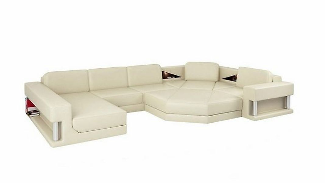 JVmoebel Ecksofa Ecksofa U-Form Couch Wohnlandschaft Sofa Couch Modern Desi günstig online kaufen