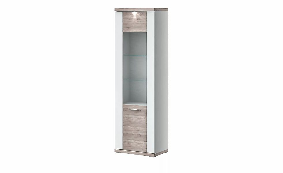 uno Vitrine  Titan ¦ weiß ¦ Maße (cm): B: 66 H: 207 T: 42 Schränke > Vitrin günstig online kaufen