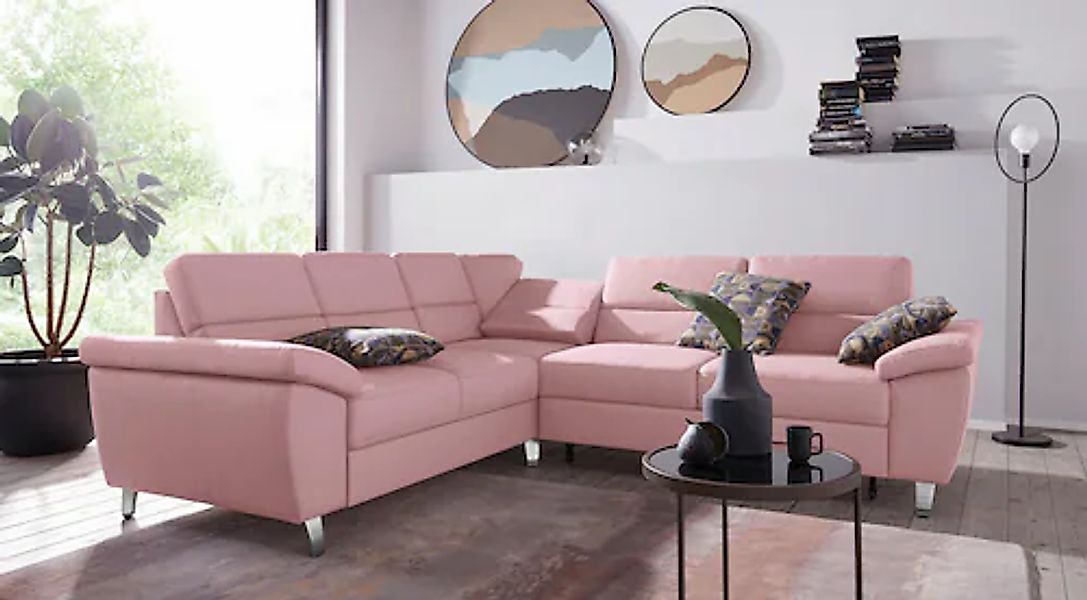 sit&more Ecksofa »Sorano L-Form« wahlweise mit Bett- und Relaxfunktion, ink günstig online kaufen