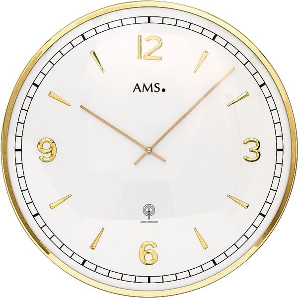 AMS Funkwanduhr F5609 (Quarzuhr, Ø ca. günstig online kaufen