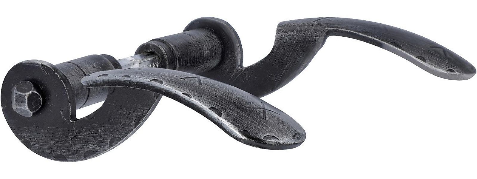 Alpertec Türgriff Alpertec Drückerpaar Schmiedeeisen silber - 14,0 x günstig online kaufen