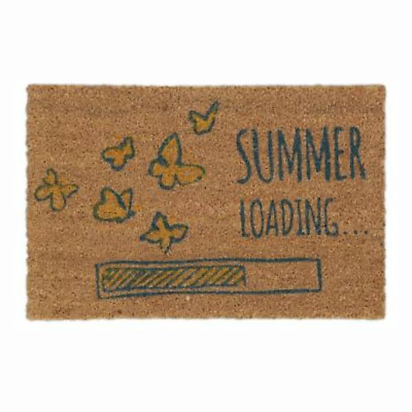 relaxdays Fußmatte Kokos Summer Loading natur günstig online kaufen