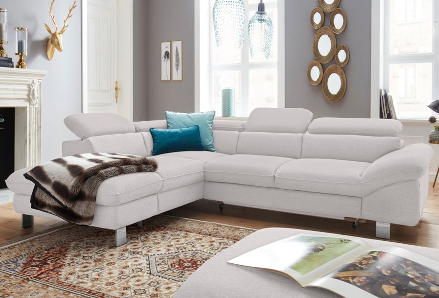 COTTA Ecksofa Driver L-Form, mit Kopfteilverstellung, günstig online kaufen