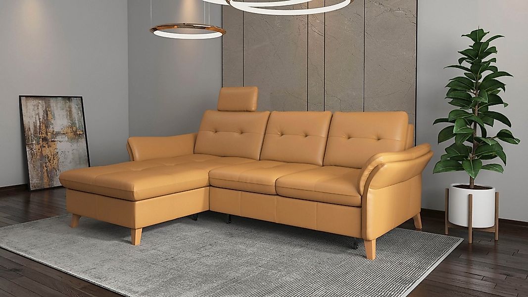 sit&more Ecksofa »Göteborg« Sitztiefenverstellung und Federkern, wahlweise günstig online kaufen