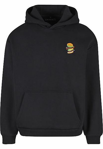 MisterTee Kapuzenpullover "MisterTee Burger EMB Fluffy Hoody" 1 Stk. günstig online kaufen