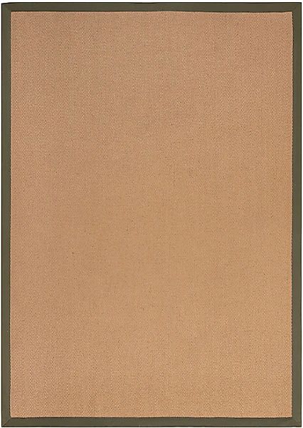 FLAIR RUGS Teppich »Kira mit Fischgrätmuster, aus Jute«, rechteckig, 3 mm H günstig online kaufen