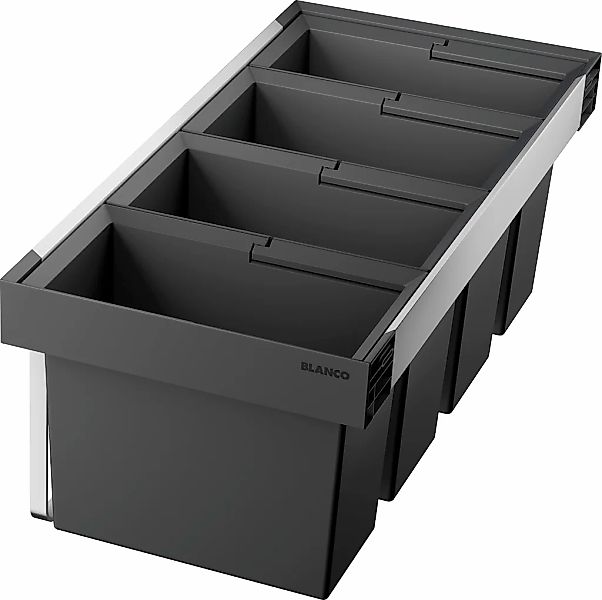 Blanco Mülltrennsystem "Flexon II 90/4" 4 Behälter Kunststoff, Stahlblech, günstig online kaufen