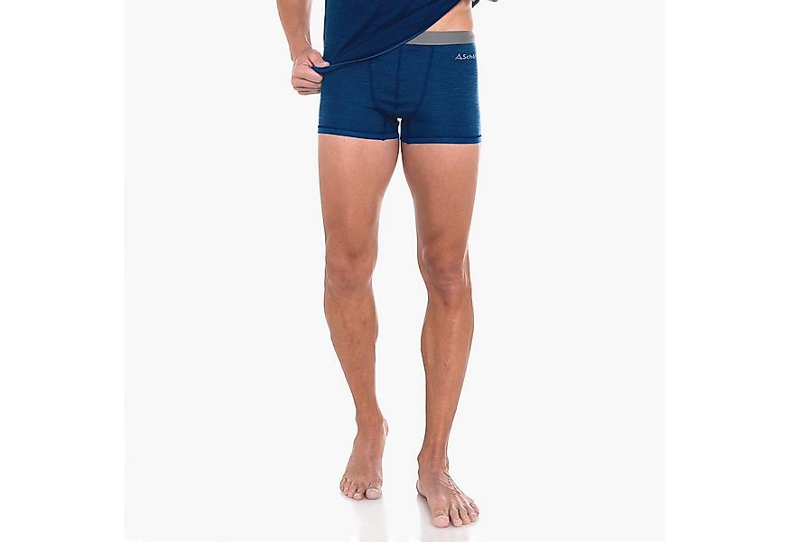 Schöffel Boxershorts Merino Sport Unterwäsche blau Herren günstig online kaufen