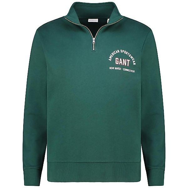 Gant Sweatshirt mit Elasthan Farbe dunkelgrün Größe: 3XL günstig online kaufen