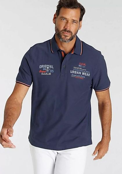 Man's World Poloshirt Kurzarm, mit coolem Print, Polokragen, aus Piqué-Stof günstig online kaufen