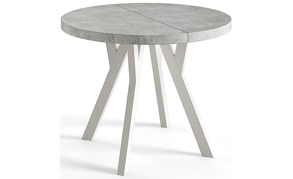 Esstisch ausziehbar Ove ¦ grau Ø: 100 Tische > Esstische > Esstische rund - günstig online kaufen