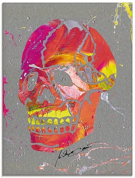 Artland Glasbild »Totenkopf 2«, Körper, (1 St.) günstig online kaufen