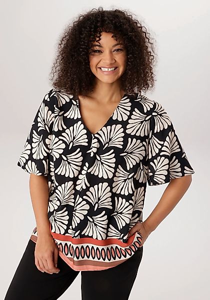 Aniston PLUS Schlupfbluse Allover bedruckt - NEUE KOLLEKTION günstig online kaufen