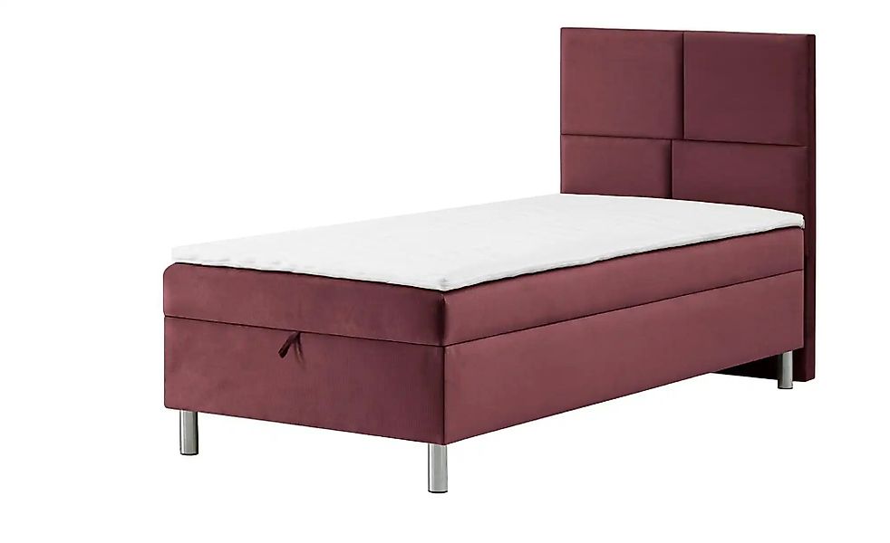 Boxbett mit Bettkasten Adria ¦ rot ¦ Maße (cm): B: 90 H: 110 Betten > Komfo günstig online kaufen