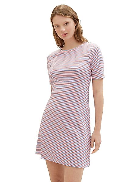 TOM TAILOR Denim Jerseykleid mit Ringel-Optik günstig online kaufen