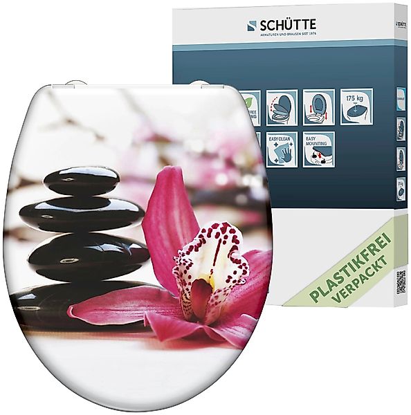 Schütte WC-Sitz Wellness, Duroplast, mit Absenkautomatik günstig online kaufen
