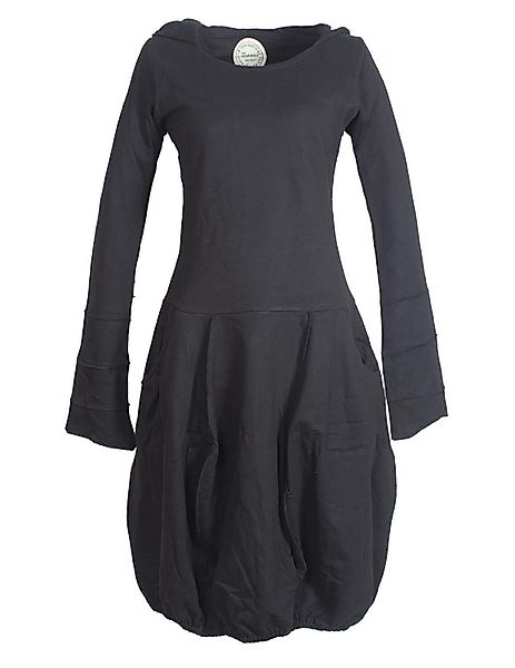 Vishes Midikleid Warmes Langarm Kleid ballonförmig günstig online kaufen