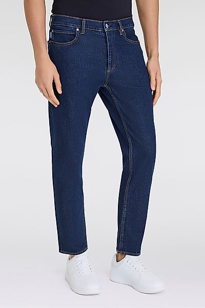 HUGO Blue Tapered-fit-Jeans Brody mit Stone-washed-Finish günstig online kaufen