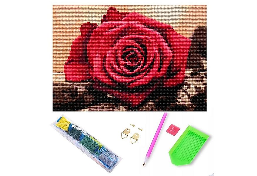 LA CUTE Malen nach Zahlen 5d Diamond Painting Rose Rosé Malen nach Zahlen 2 günstig online kaufen