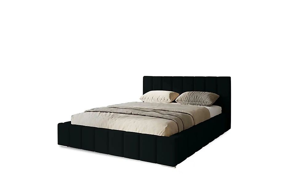 Polsterbett mit Stauraum Margate ¦ schwarz ¦ Maße (cm): B: 155 H: 100 Bette günstig online kaufen