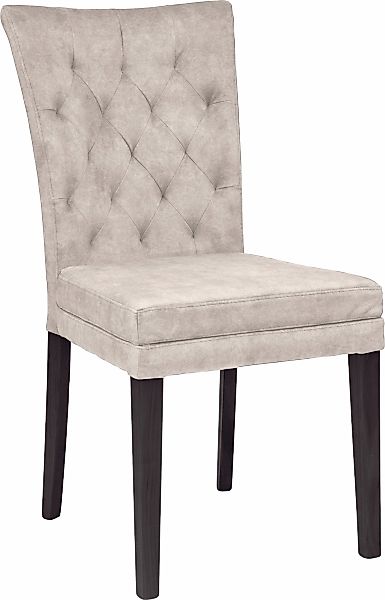 Home affaire 4-Fußstuhl "Colorado", (Set), 2 St., Samtvelours, Beine aus Bu günstig online kaufen