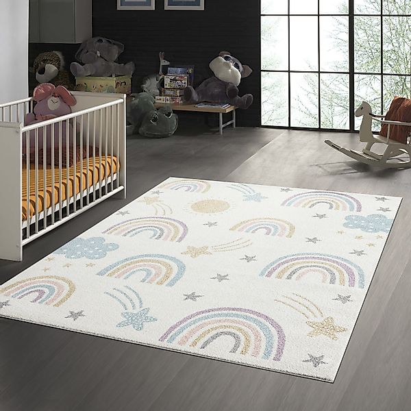 TeppichHome24 Kinderteppich Kinderzimmer Teppich weicher Flor günstig online kaufen