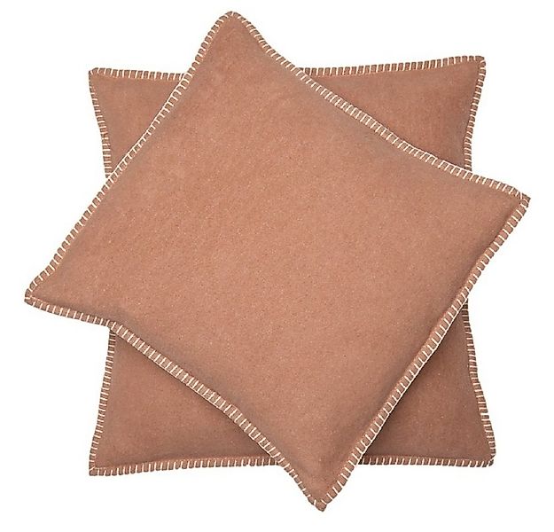 DAVID FUSSENEGGER Kissenbezug Kissenhülle Sylt 'Uni', Flanell günstig online kaufen