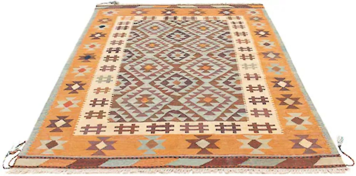 morgenland Wollteppich »Kelim - Oriental - 197 x 144 cm - mehrfarbig«, rech günstig online kaufen