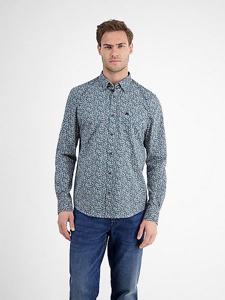 LERROS Langarmhemd mit All-Over Print günstig online kaufen