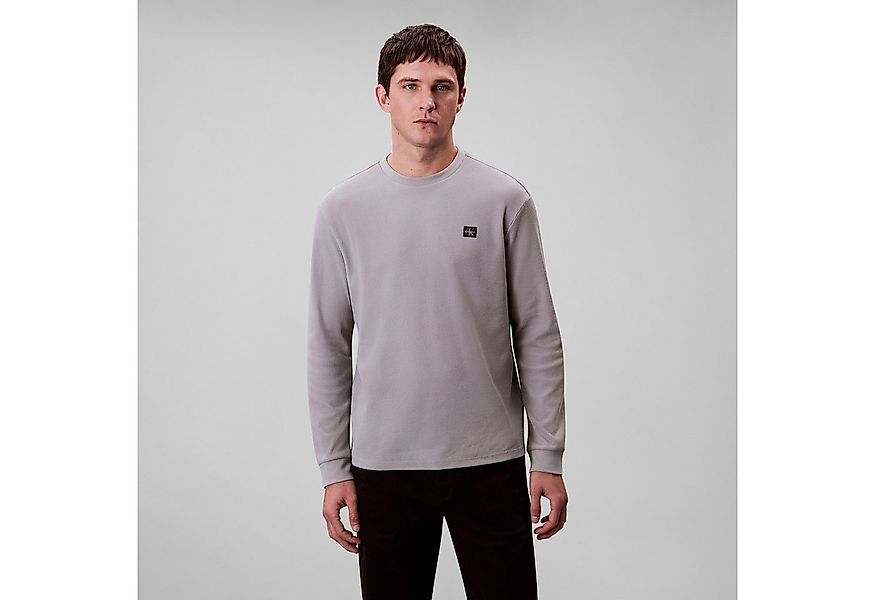 Calvin Klein Jeans Langarmshirt Mit Rundhalsausschnitt günstig online kaufen