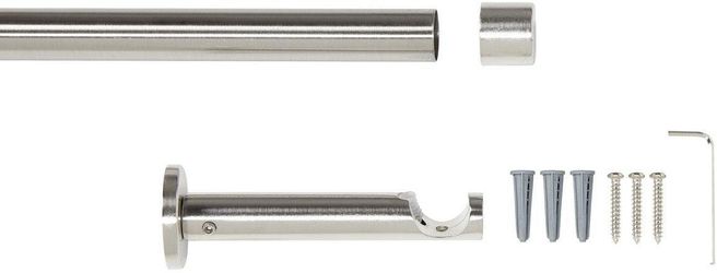 Good Life Vorhangstange "Gorra" Ø 20 mm 1 läufig-läufig Fixmaß günstig online kaufen