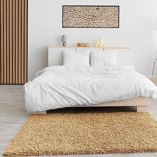 Vimoda Hochflor-Teppich Shaggy Wohnzimmer Läufer, Rechteckig, günstig online kaufen