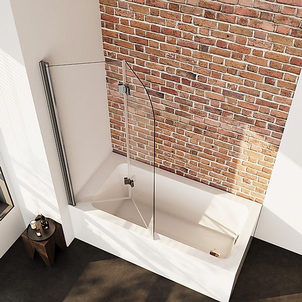 Boromal Badewannenaufsatz Duschwand für badewanne faltbar günstig online kaufen