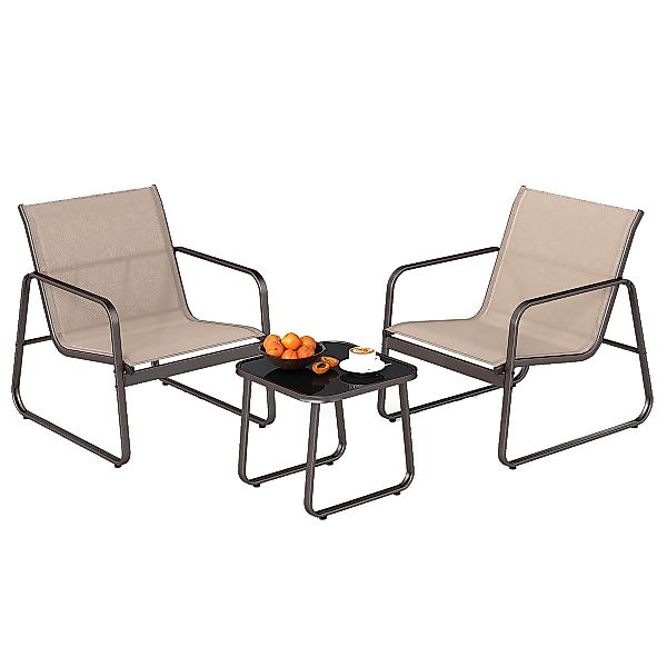 KOMFOTTEU Balkonset, (3-tlg), Gartenmöbel Bistroset mit günstig online kaufen